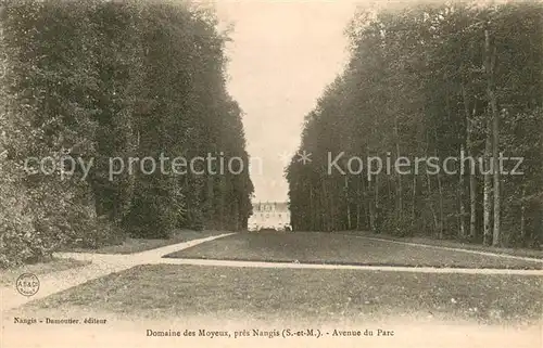 AK / Ansichtskarte Nangis Domaine des Moyeux Avenue du Parc Nangis