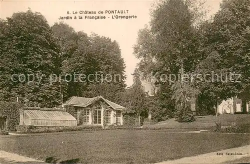 AK / Ansichtskarte Pontault Combault Chateau Jardin a la Francaise Orangerie  Pontault Combault