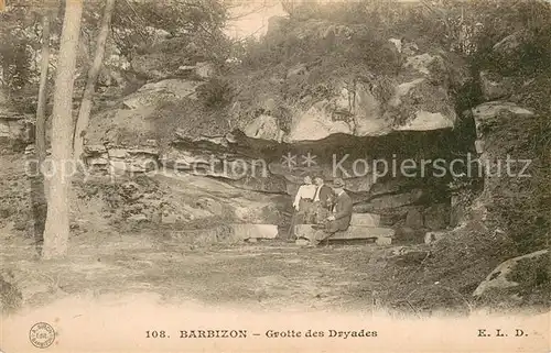 AK / Ansichtskarte Barbizon Grotte des Dryades Barbizon