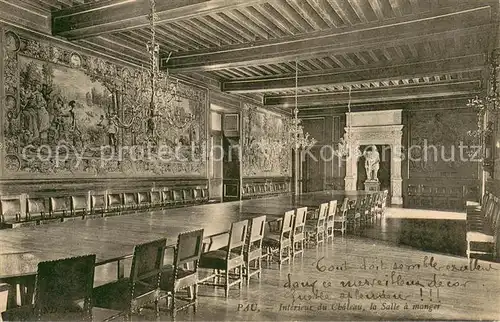 AK / Ansichtskarte Pau Salle a manger du chateau Pau