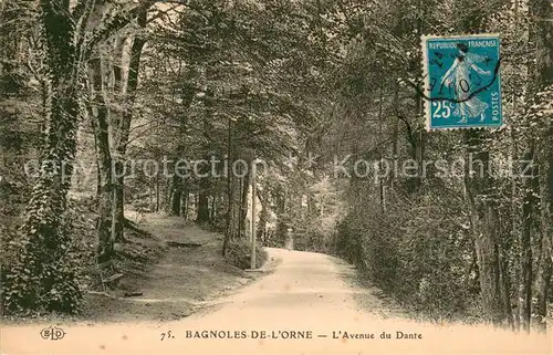 AK / Ansichtskarte Bagnoles de l_Orne Avenue du Dante Foret Bagnoles de l_Orne