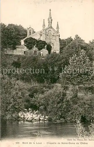 AK / Ansichtskarte Le_Chene_Aube Bord de la Loue Chapelle de Notre Dame Le_Chene_Aube