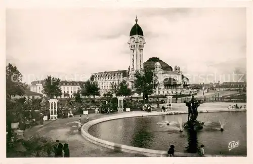 AK / Ansichtskarte Limoges_Haute_Vienne La gare et les nouveaux jardins Limoges_Haute_Vienne