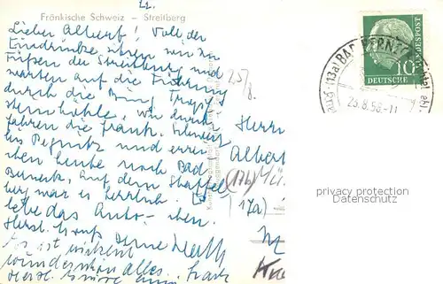 AK / Ansichtskarte Fraenkische_Schweiz Streitberg Fraenkische Schweiz