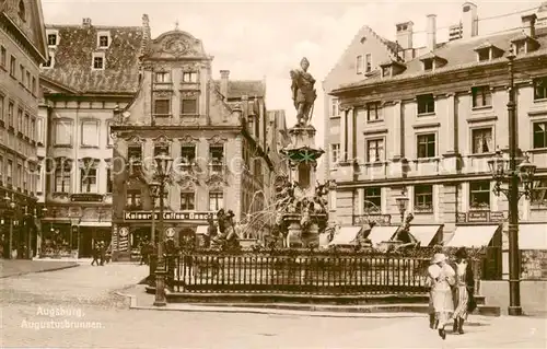 AK / Ansichtskarte Augsburg Augustusbrunnen Augsburg