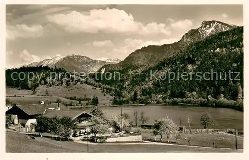 AK / Ansichtskarte Bad_Reichenhall Thumsee Cafe Restaurant Madlbauer Untersberg Predigtstuhl Bad_Reichenhall