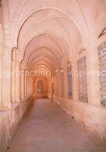 AK / Ansichtskarte Jerusalem_Yerushalayim Mt of Oliyes Church of Peternosten Jerusalem_Yerushalayim