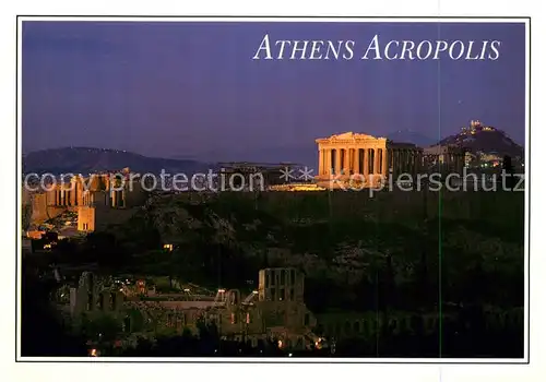 AK / Ansichtskarte Athens_Athen Acropolis Athens Athen