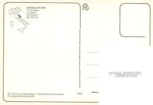 AK / Ansichtskarte Senigallia La spiaggia Senigallia