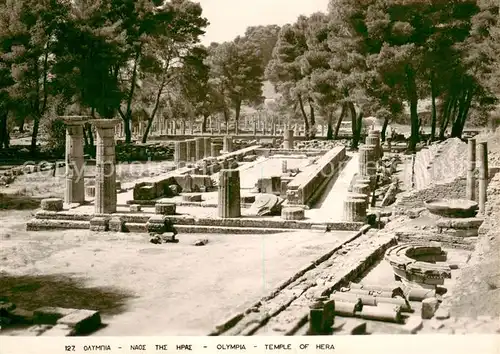 AK / Ansichtskarte Olympia_Griechenland Temple of Hera Olympia_Griechenland