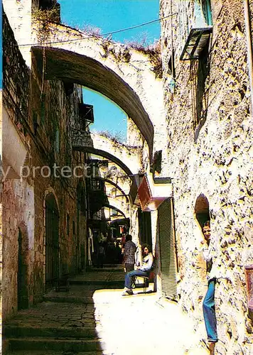 AK / Ansichtskarte Jerusalem_Yerushalayim Via Dolorosa Jerusalem_Yerushalayim