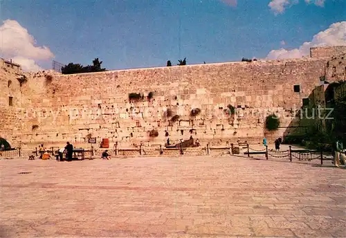 AK / Ansichtskarte Jerusalem_Yerushalayim Wailing Wall Jerusalem_Yerushalayim