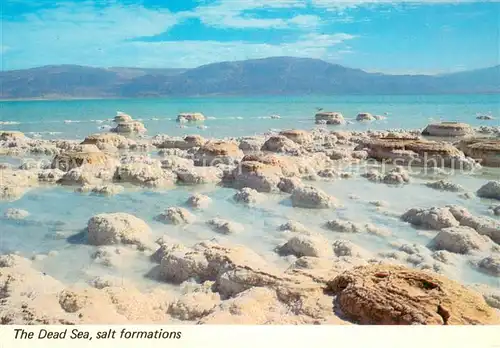 AK / Ansichtskarte Israel The Dead Sea salt crystals Israel