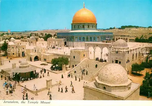 AK / Ansichtskarte Jerusalem_Yerushalayim The Temple Mount Jerusalem_Yerushalayim