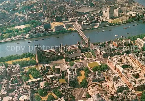 AK / Ansichtskarte London Westminster Aerial view London
