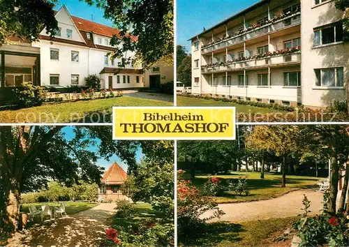 AK / Ansichtskarte Karlsruhe_Baden Bibelheim Thomashof Karlsruhe_Baden