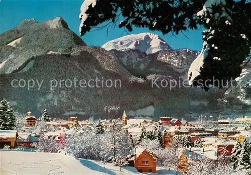 AK / Ansichtskarte Bad_Reichenhall mit Muellner und Ristfeuchthorn Bad_Reichenhall