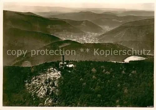 AK / Ansichtskarte Gimmeldingen Weinbiet mit Aussichtsturm und Weinbiethaus Fliegeraufnahme  Gimmeldingen