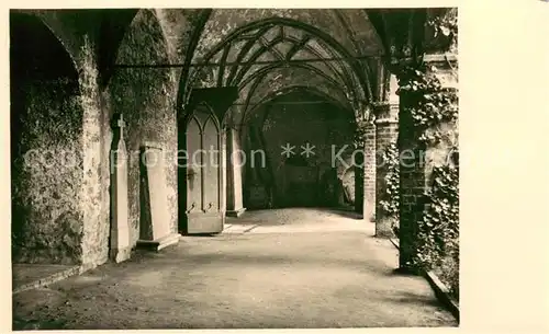 AK / Ansichtskarte Stralsund_Mecklenburg_Vorpommern Johanneskloster Kreuzgang Stralsund_Mecklenburg