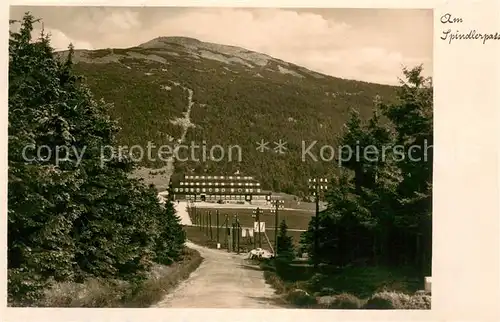 AK / Ansichtskarte Spindlerbaude Kleine Sturmhaube Spindlerpass Riesengebirge Silesia Karte Nr. 3272 Spindlerbaude