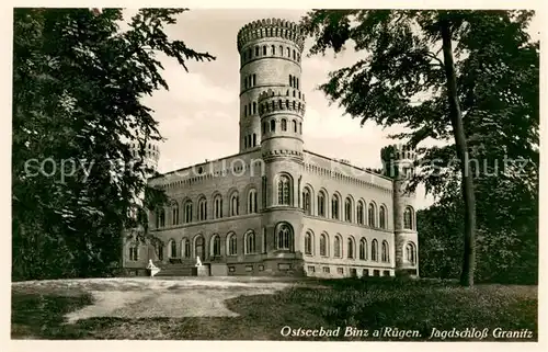 AK / Ansichtskarte Binz_Ruegen Jagdschloss Granitz Binz_Ruegen