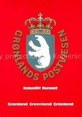 AK / Ansichtskarte Briefmarke_auf_Ak Kalaallit Nunaat Gronland  Briefmarke_auf_Ak