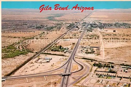 AK / Ansichtskarte Autobahn Gila Bend Arizona East and West Highway 80 