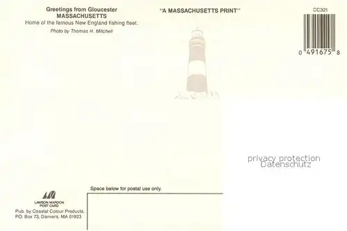AK / Ansichtskarte Fischerei Fishing Fleet Gloucester Massachusetts 