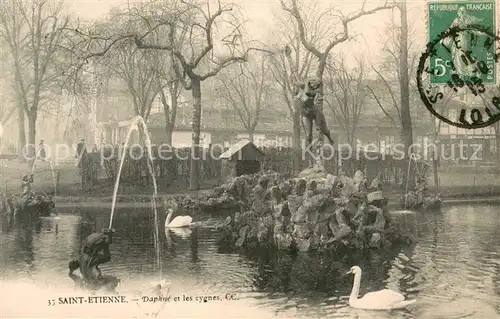 AK / Ansichtskarte Saint Etienne_Loire Daphne Schwaene Park  Saint Etienne Loire