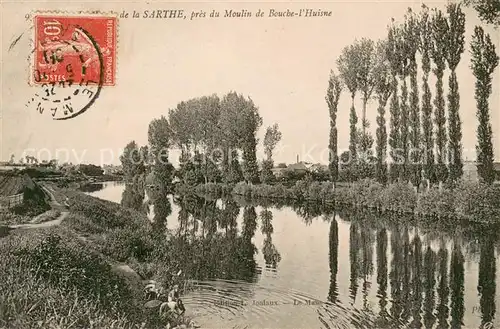 AK / Ansichtskarte Mans_Sarthe_Le Moulin de Bouche l Huisne Mans_Sarthe_Le