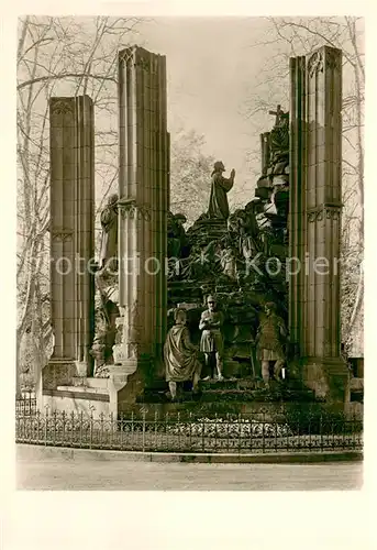 AK / Ansichtskarte Speyer_Rhein Dom oelberg Offener spaetgotischer Sechseckbau mit Figuren Speyer Rhein