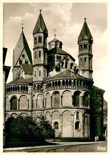 AK / Ansichtskarte Koeln_Rhein St Aposteln Kirche am Neumarkt Koeln_Rhein