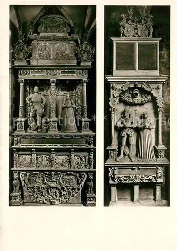 AK / Ansichtskarte Simmern_Hunsrueck Wandgraeber in der Stephanskirche Simmern Hunsrueck