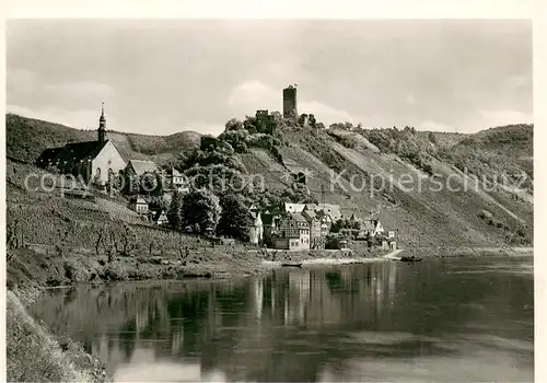 AK / Ansichtskarte Beilstein_Mosel mit Burgruine Metternich Beilstein_Mosel