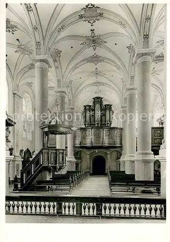 AK / Ansichtskarte Beilstein_Mosel Kirche Mittelschiff  Beilstein_Mosel