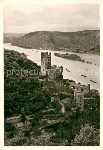 AK / Ansichtskarte Niederheimbach_Bingen Burg Sooneck am Rhein Niederheimbach Bingen