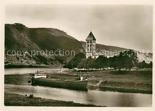 AK / Ansichtskarte Niederlahnstein St Johanneskirche an der Muendung der Lahn in den Rhein Niederlahnstein