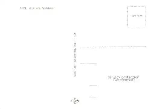 AK / Ansichtskarte Trier Blick vom Petrisberg Trier
