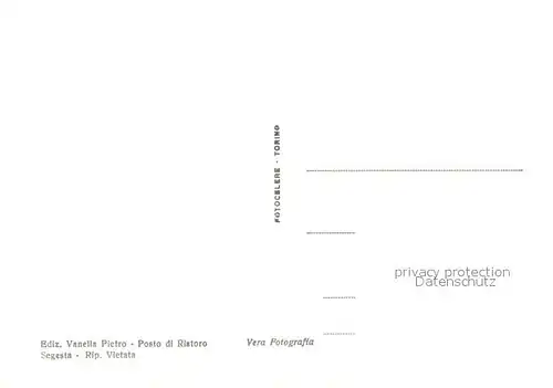 AK / Ansichtskarte Segesta Tempio di Segesta Segesta