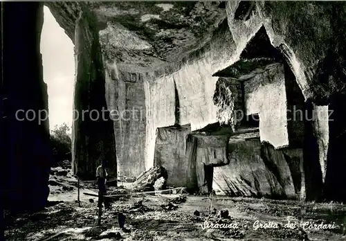 AK / Ansichtskarte Siracusa Grotta dei Cordari Siracusa