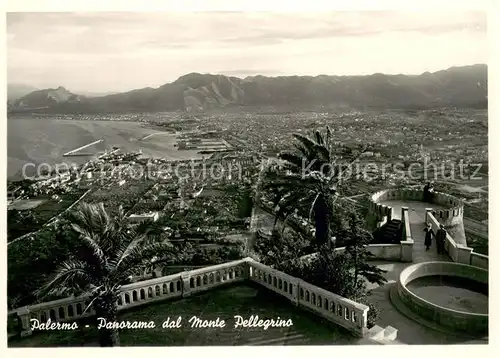 AK / Ansichtskarte Palermo_Sicilia Panorama dal Monte Pellegrino Palermo_Sicilia