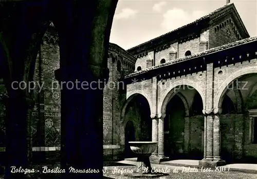 AK / Ansichtskarte Bologna Basilica Monastero San Stefano Il Cortile di Pilato Bologna