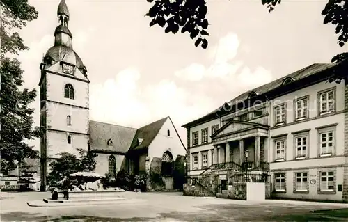 AK / Ansichtskarte Detmold Rathaus und Marktkirche Detmold