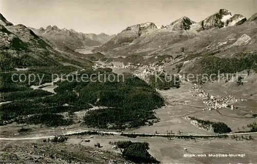 AK / Ansichtskarte Muottas_Muragl Panorama Muottas Muragl