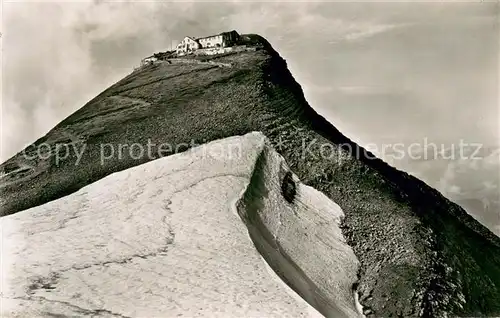 AK / Ansichtskarte Grindelwald Faulhorngipfel mit Hotel Faulhorn Grindelwald