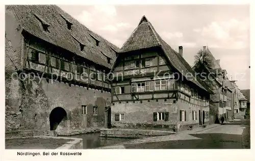 AK / Ansichtskarte Noerdlingen Bei der Rosswette Noerdlingen