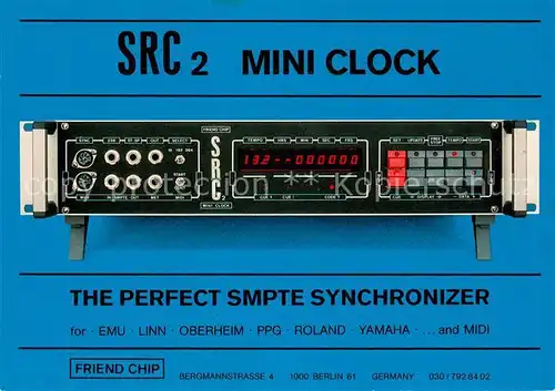 AK / Ansichtskarte Radio SRC 2 Mini Clock SMPTE MIDI  