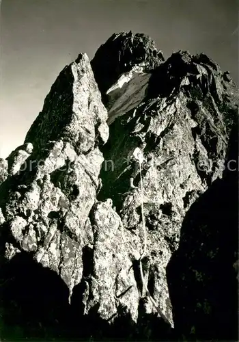 AK / Ansichtskarte Bergsteigen_Klettern Vysoke Tatry Kamm Zadny Gerlach 