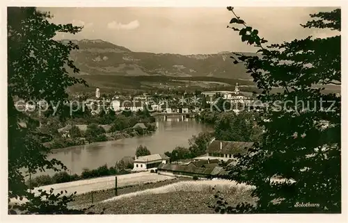 AK / Ansichtskarte Solothurn Panorama Solothurn