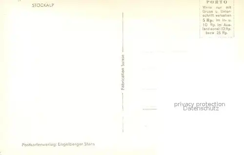 AK / Ansichtskarte Melchsee Frutt Stoeckalp Melchsee Frutt